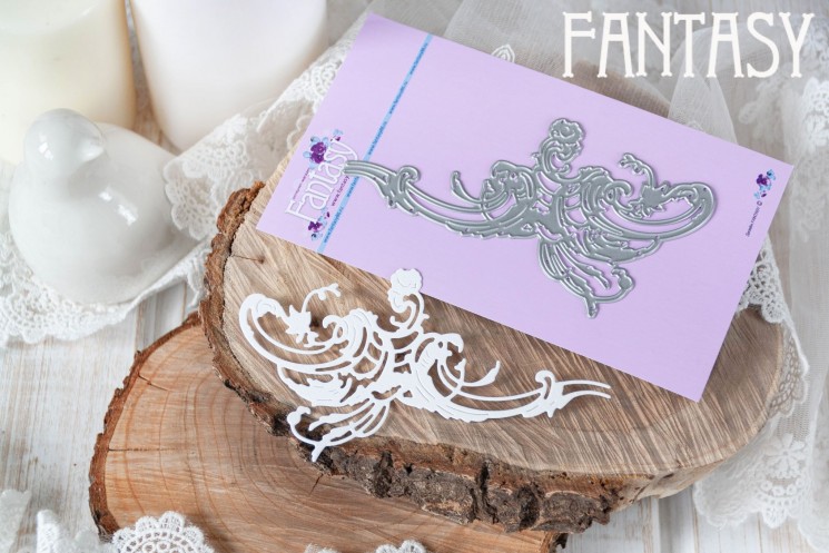 Нож для вырубки Fantasy  «Винтажный мотив большой» размер 11.1*6.1 см (1)