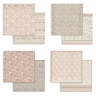 Набор двусторонней бумаги для скрапбукинга Stamperia Maxi Background selection "You and me" 30,5x30,5 см, 10 листов, 190 гр\м2