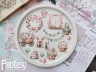 Тканевые высечки Fantasy "Пасха - 11", на бумажной основе