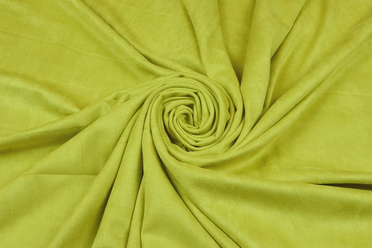 Double-sided suede "Lime", size 50x70 cm