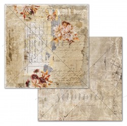 Двусторонний лист бумаги Summer Studio Autumn vibes "Amber fall", размер 30,5*30,5см, 190 гр