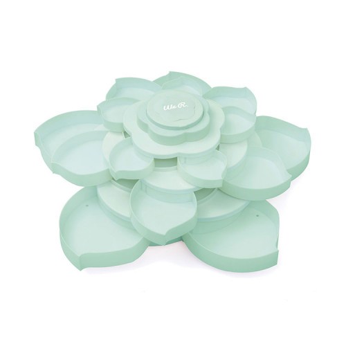 Органайзер для мелочей We R Memory "Bloom Embellishment Storage", мятный