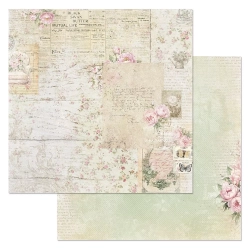 Двусторонний лист "Шебби шарм. Винтажная открытка", размер 30*30 см, 180гр (ScrapMania)