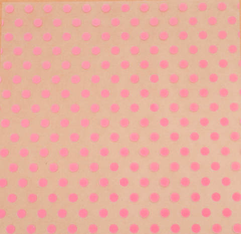 Acetate sheet "Polka dots", size 20X20 cm