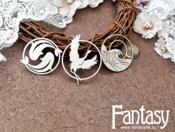Чипборд Fantasy "Значки 3676", размер 3,8 см