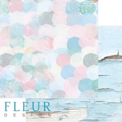 Двусторонний лист бумаги Fleur Design Мой день "Пятнышки", размер 30,5х30,5 см, 190 гр/м2