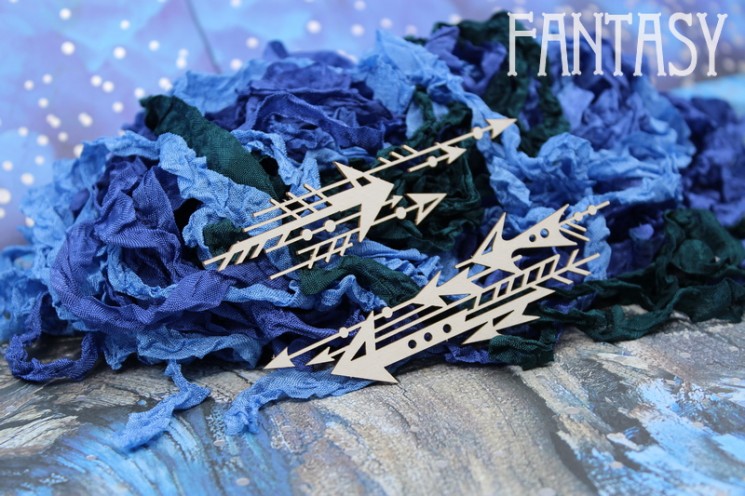 Чипборд Fantasy "Стрелки, стрелочки 2 шт 301" размер 11*3 см