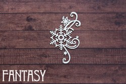 Чипборд Fantasy «Новогодний завиток 2324» размер 6,3*3,6см