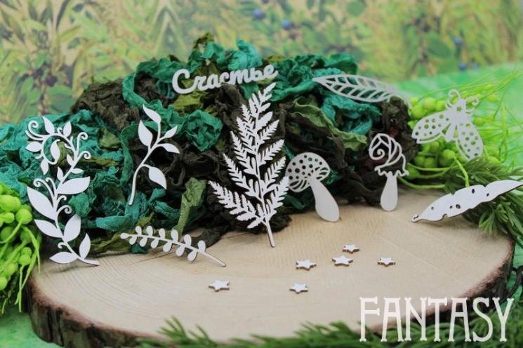 Chipboard Fantasy " Set of Happiness 1704"
