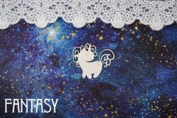Чипборд Fantasy "Единорог 302" размер 4,5*5,4 см