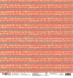Односторонний лист бумаги MonaDesign Цветочный ежедневник "Тропинки в саду" размер 30,5х30,5 см, 190 гр/м2