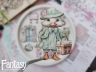 Высечки на картоне Fantasy "Симфония нежности-3", толщина картона 1 мм 
