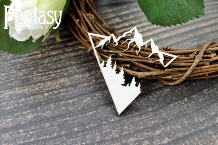 Чипборд Fantasy "Горы 3800" размер 5,5*5,5 см