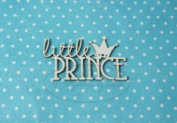 Чипборд Рукоделушка Надпись "Маленький принц (eng) 1", размер 5х2,5 см