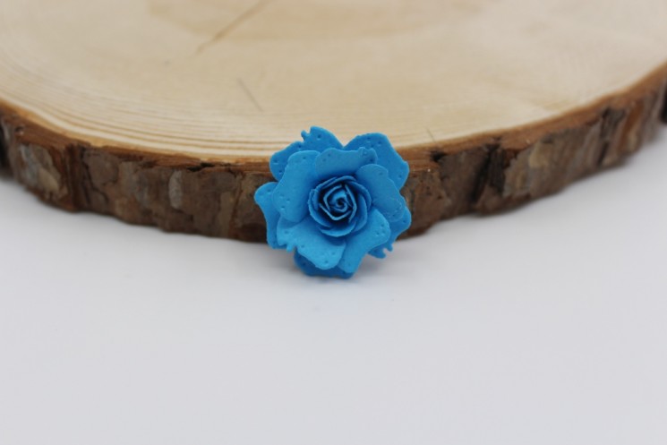 Rose "Dark blue" size 3 cm 1 pc
