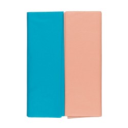 Бумага "Тишью" Stilerra размер 50х70 см, цвет персиковый/голубой