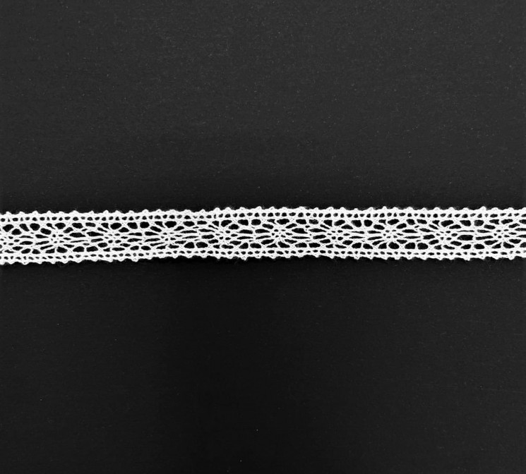 Lace ribbon "White 15", width 13 mm, length 90 cm