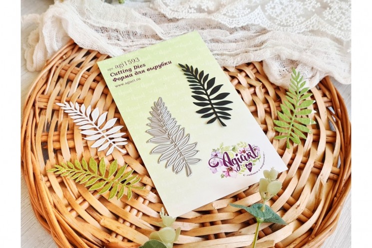 Нож для вырубки веточка "Экзотика", от AgiArt