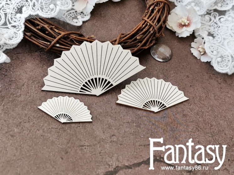 Чипборд Fantasy "Вееры 3680"