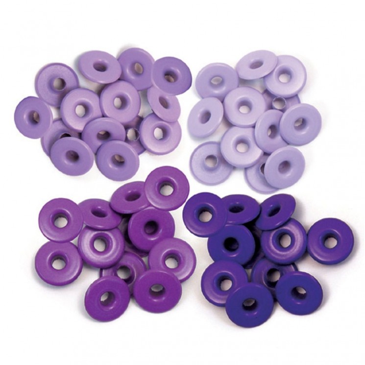 Set of grommets We R Memory Keepers "Purple", size 5 mm