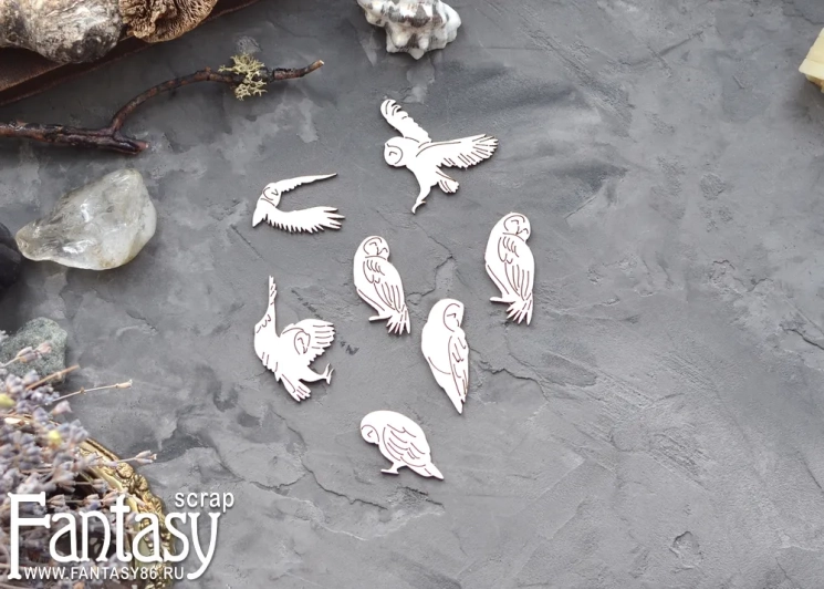 Чипборд Fantasy "Совы 3921"
