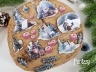 Высечки на картоне Fantasy "Снежные объятия 45", толщина картона 1 мм, 20 шт в наборе