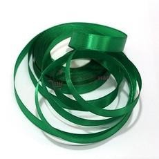 Satin ribbon "Dark green", width 1.2 cm, length 5.6 m