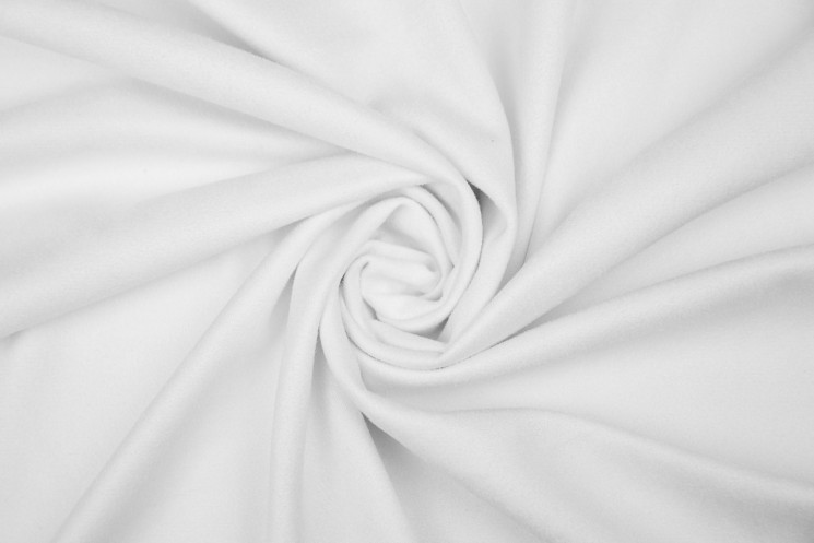 Микро-замша односторонняя "Белая", размер 50х50 см