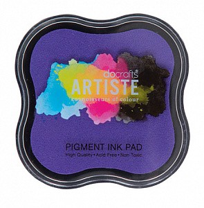 Stamp cushion pigment "Docrafts", lilac 