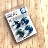 Set of grommets We R Memory Keepers "Blue and blue", size 5 mm