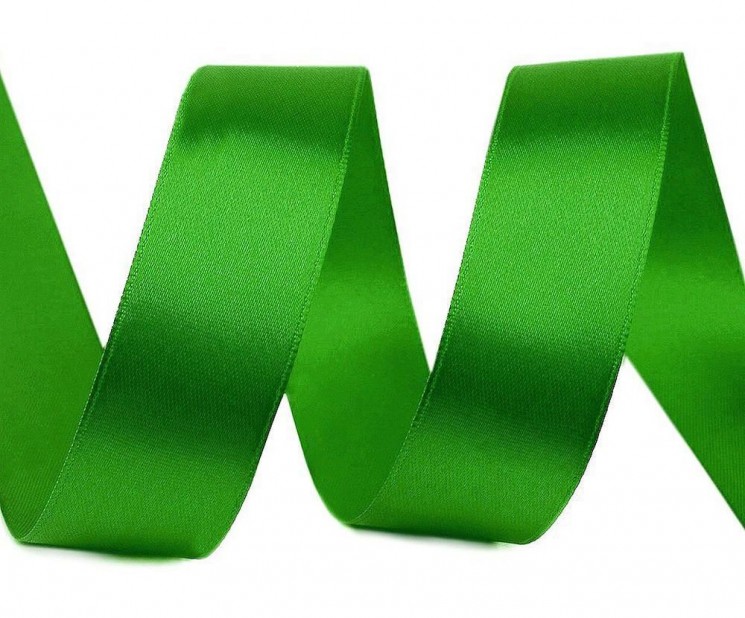 Satin ribbon "Light green", width 1.2 cm, length 5.6 m