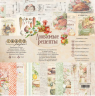 A set of double-sided CraftPaper paper "Favorite recipes" 8 sheets, size 20*20cm, 190 gr/m2