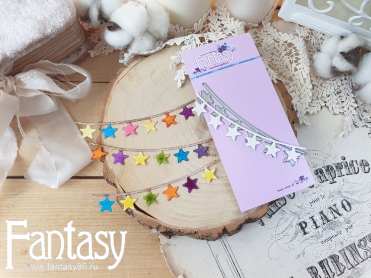 Нож для вырубки Fantasy «Гирлянда  1601» размер 9,6*2,1 см