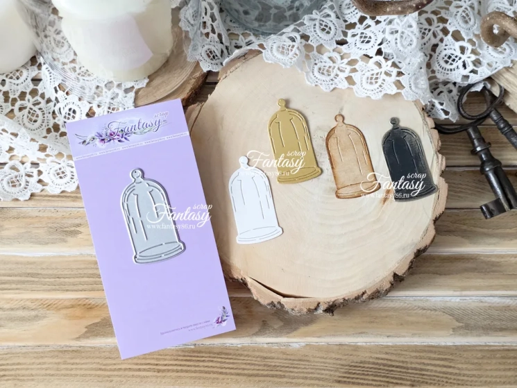 Нож для вырубки FantasyScrap «Клош 1726», размер 2,9*5,4 см  