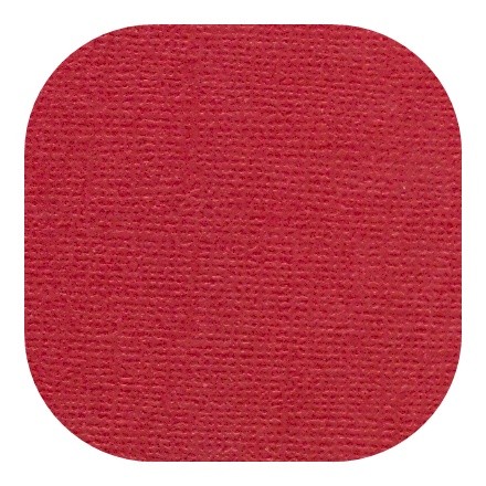 Кардсток текстурированный цвет "Красный" размер 30,5Х30,5 см, 235 гр/м2