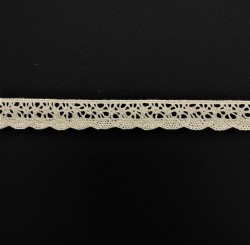 Кружевная лента "Слоновая кость", ширина 1,4 см, отрез 50 см
