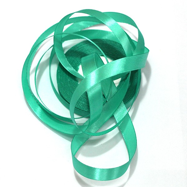 Satin ribbon "Mint", width 1.2 cm, length 5.6 m