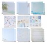 Set of double-sided CraftPaper "Wind of wanderings" 8 sheets, size 20*20cm, 190 gr/m2