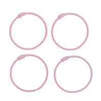 Set of rings for the album "ArtUzor", 4.5 cm, light pink, 4 pieces