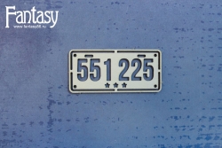 Чипборд Fantasy «Номерной знак 3153» размер 2,4*5,2 см