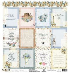 One-sided sheet of paper MonaDesign Flower Dreams 