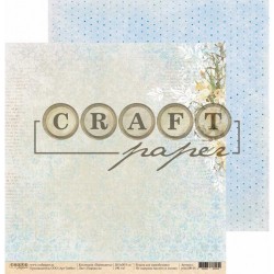 Двусторонний лист бумаги CraftPaper Первоцветы "Нарциссы" размер 30,5*30,5см, 190гр