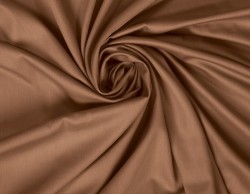 Ткань премиум сатин, коричневая, размер 50х50см, 135гр/м2