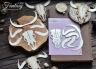 Нож для вырубки FantasyScrap «Череп буйвола 1728» 