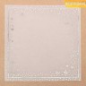 Decorative tracing paper with gold foil "Starfall", size 20X20, 1 sheet