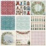 Set of double-sided paper Factory Decor "Winter wonders", 10 sheets, size 20x20 cm, 200 gr/m2