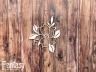 Чипборд Fantasy «Бутон лилии с листочками 2611» размер 5,4*6,4 см