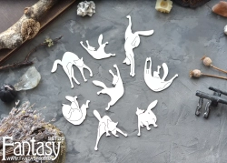 Чипборд Fantasy "Набор коты 3910" 