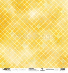 Односторонний лист бумаги MonaDesign Там за холмами "Солнечный зайчик" размер 30,5х30,5 см, 190 гр/м2