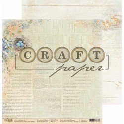 Двусторонний лист бумаги CraftPaper Пасха "Незабудки" размер 30,5*30,5см, 190гр